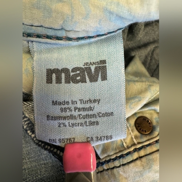 Mavi Denim EUC Low Rise Jean Skinny Size 28/34 - Picture 8 of 9